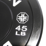 Black Rubber Bumper Plates Lbs (Pair) - Image 3