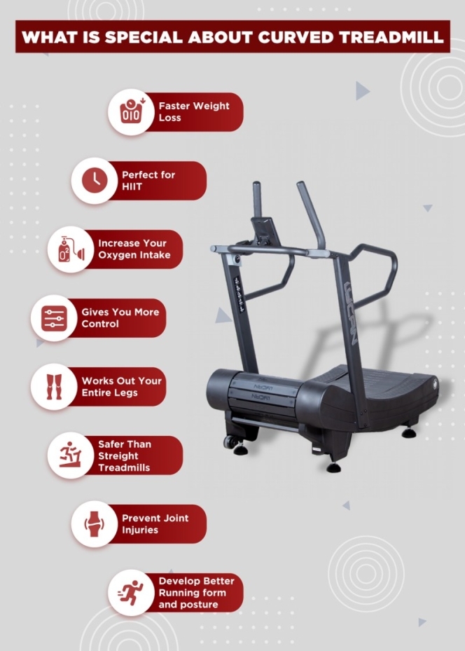 what is so special about curved treadmills