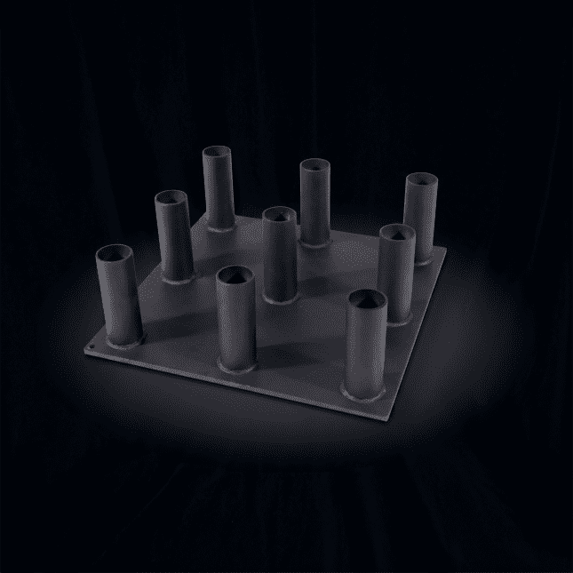 Squared 9 Barbell Holder